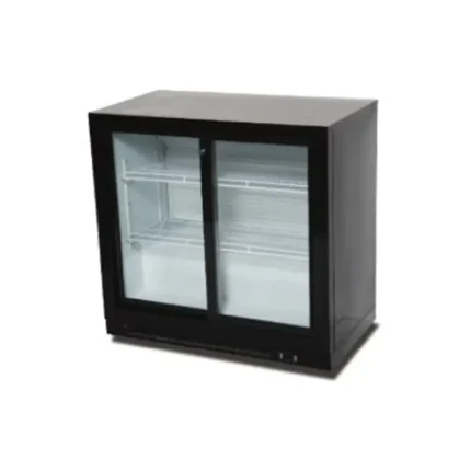 bar cooler double door