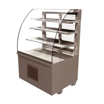 cake display curved cold showcase open type
