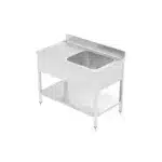 Single bowl sink unit