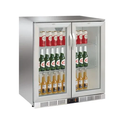bar cooler double door