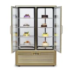 cake display double door