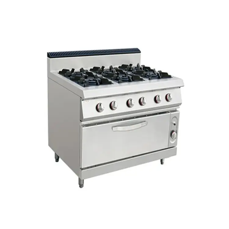 Europe Style Gas 6 Burner Oven